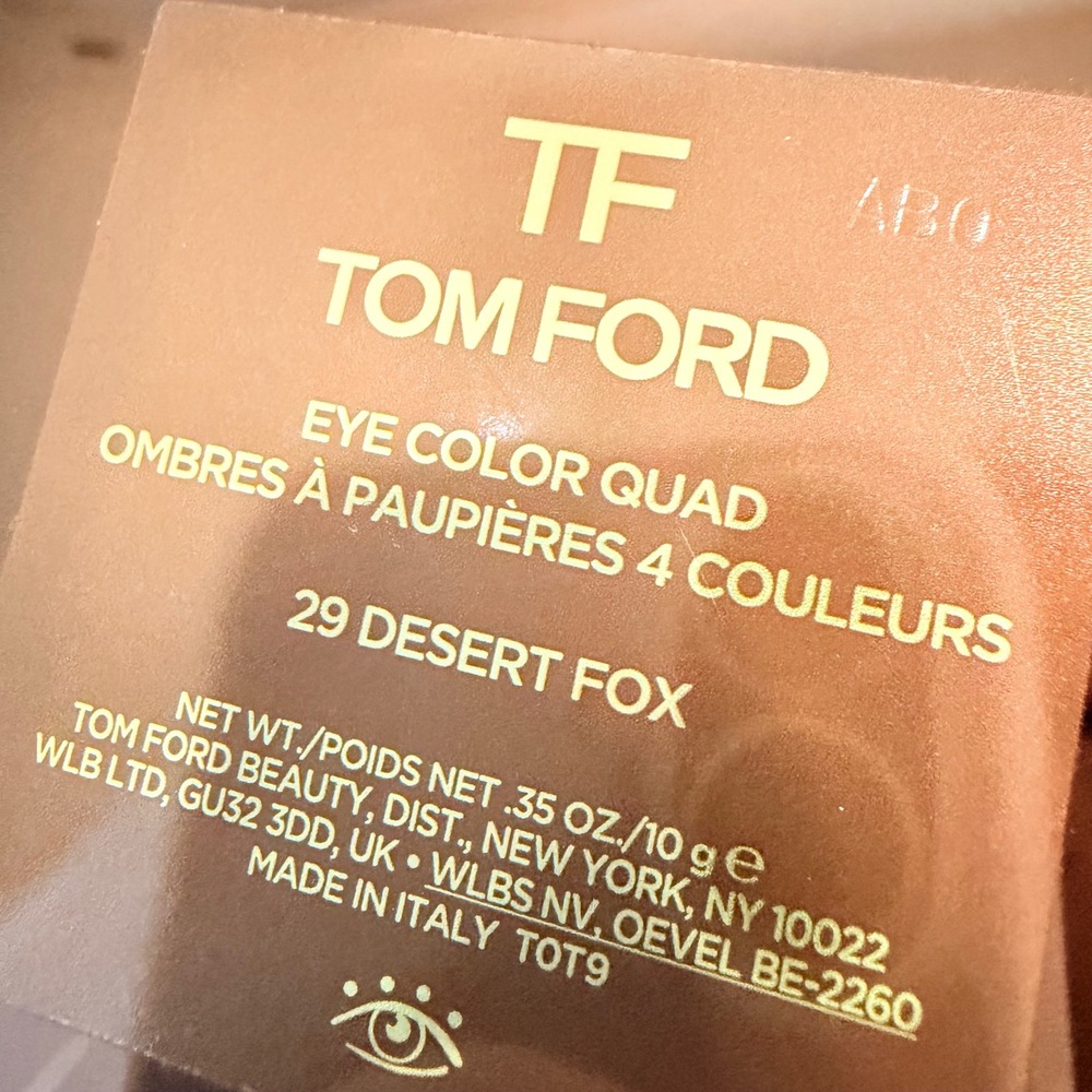 NEW Tom Ford Eye Color Quad 29 Desert Fox Eyeshadow Palette - Picture 4 of 9